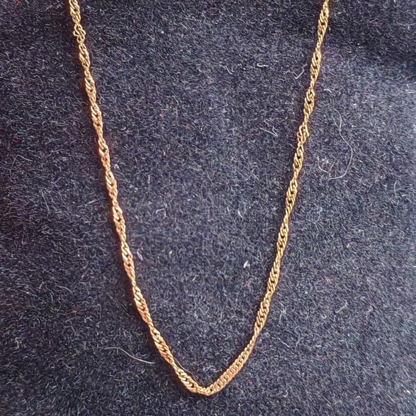CADENA ORO SINGAPUR